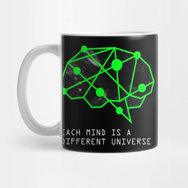 Each mind is a different universe by RAdesigns